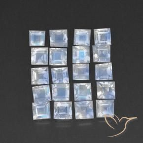 Shop natural 3.33ct 青みがかったホワイト レインボームーンストーン gems, 四角形, from スリランカ at GemSelect. In stock, global shipping!