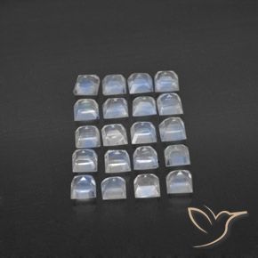 Shop natural 2.90ct 青みがかったホワイト レインボームーンストーン gems, 四角形, from スリランカ at GemSelect. In stock, global shipping!