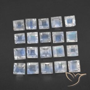 Shop natural 3.44ct 青みがかったホワイト レインボームーンストーン gems, 四角形, from スリランカ at GemSelect. In stock, global shipping!