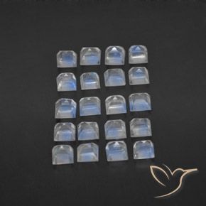 Shop natural 3.45ct 青みがかったホワイト レインボームーンストーン gems, 四角形, from スリランカ at GemSelect. In stock, global shipping!