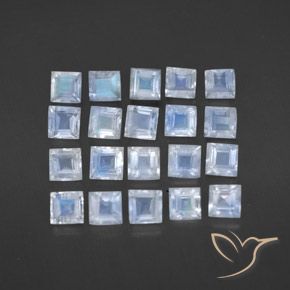 Shop natural 3.09ct 青みがかったホワイト レインボームーンストーン gems, 四角形, from スリランカ at GemSelect. In stock, global shipping!