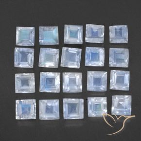 Shop natural 3.09ct 青みがかったホワイト レインボームーンストーン gems, 四角形, from スリランカ at GemSelect. In stock, global shipping!