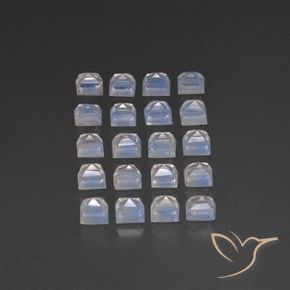 Shop natural 3.77ct 青みがかったホワイト レインボームーンストーン gems, 四角形, from インド at GemSelect. In stock, global shipping!