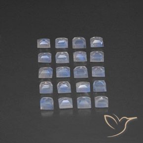 Shop natural 3.10ct 青みがかったホワイト レインボームーンストーン gems, 四角形, from インド at GemSelect. In stock, global shipping!