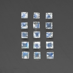 自然派の商品を探す 1.94ct 青みがかった白 レインボームーンストーン 宝石, 四角, インド からGemSelectで. 在庫あり、世界各国へ発送!
