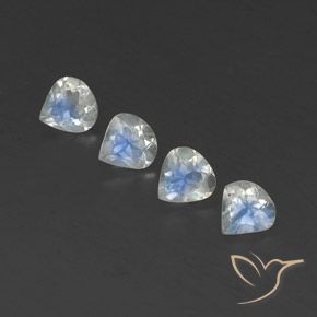 Shop natural 1.56ct 青みがかったホワイト レインボームーンストーン gems, 洋梨の形, from スリランカ at GemSelect. In stock, global shipping!