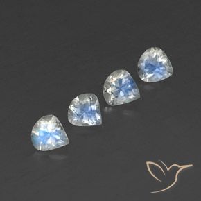 Shop natural 1.52ct 青みがかったホワイト レインボームーンストーン gems, 洋梨の形, from スリランカ at GemSelect. In stock, global shipping!