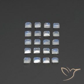 Shop natural 2.74ct 青みがかったホワイト レインボームーンストーン gems, 四角形, from インド at GemSelect. In stock, global shipping!