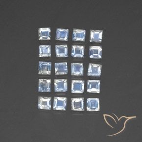 Shop natural 2.60ct 青みがかったホワイト レインボームーンストーン gems, 四角形, from インド at GemSelect. In stock, global shipping!