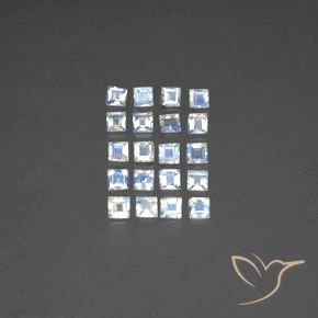 Shop natural 2.66ct 青みがかったホワイト レインボームーンストーン gems, 四角形, from インド at GemSelect. In stock, global shipping!