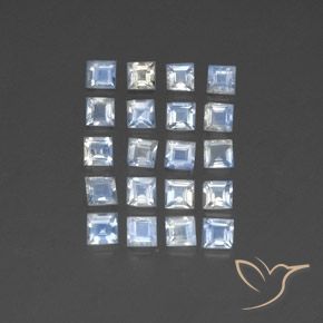 Shop natural 2.77ct 青みがかったホワイト レインボームーンストーン gems, 四角形, from インド at GemSelect. In stock, global shipping!