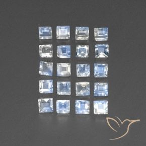 Shop natural 3.26ct 青みがかったホワイト レインボームーンストーン gems, 四角形, from インド at GemSelect. In stock, global shipping!