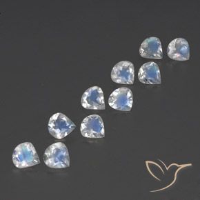Shop natural 3.12ct 青みがかったホワイト レインボームーンストーン gems, 洋梨の形, from インド at GemSelect. In stock, global shipping!