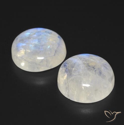 Shop natural 23.45ct 青みがかったホワイト レインボームーンストーン gems, ラウンド, from アメリカ at GemSelect. In stock, global shipping!