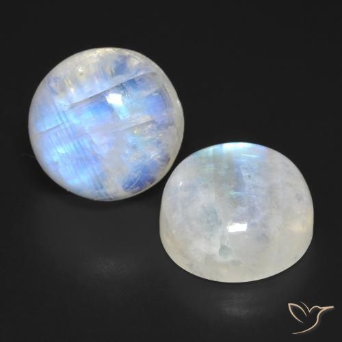 Shop natural 28.22ct 青みがかったホワイト レインボームーンストーン gems, ラウンド, from アメリカ at GemSelect. In stock, global shipping!