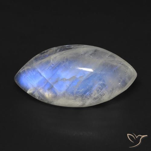 10.53ct 天然 青みがかったホワイト レインボームーンストーン, マーキーズ, 透明