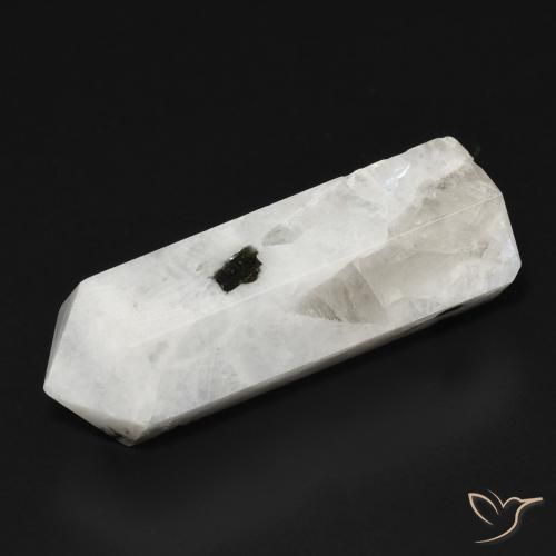 25.91ct 天然 白と黒 レインボームーンストーン, ファンシー