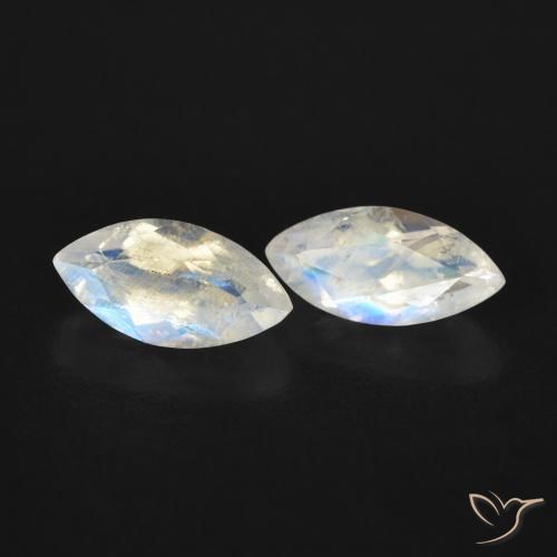Shop natural 1.15ct 青みがかったホワイト レインボームーンストーン gems, マーキーズ, from アメリカ at GemSelect. In stock, global shipping!