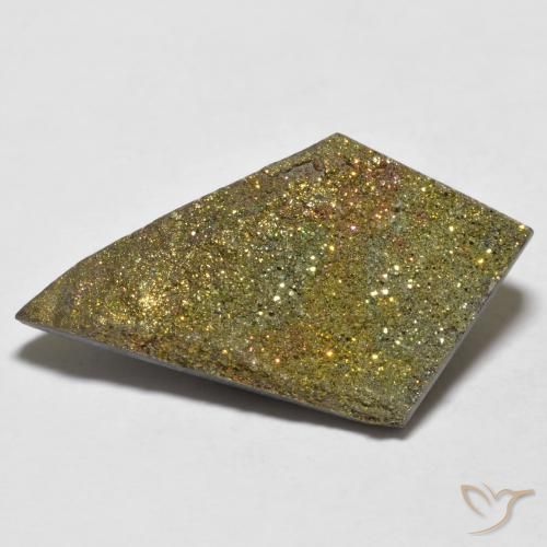 12.17ct 天然 マルチカラー レインボーパイライト, ファンシー, オペーク