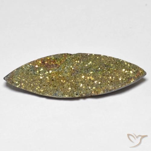 9.73ct 天然 マルチカラー レインボーパイライト, マーキーズ, オペーク