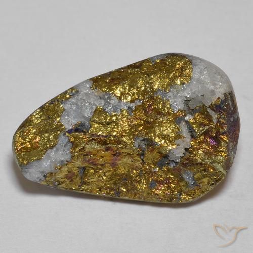 11.14ct 天然 マルチカラー レインボーパイライト, ファンシー, オペーク