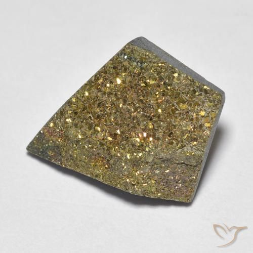 5.46ct 天然 マルチカラー レインボーパイライト, ファンシー, オペーク