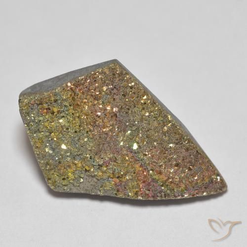 7.52ct 天然 マルチカラー レインボーパイライト, ファンシー, オペーク