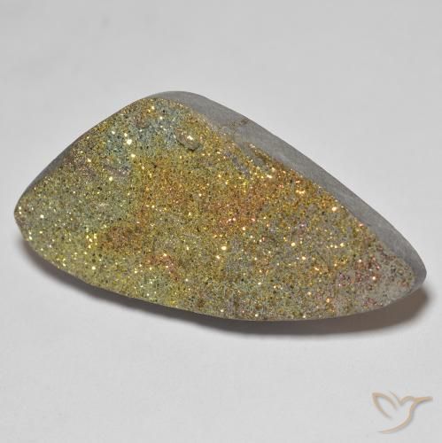 25.92ct 天然 マルチカラー レインボーパイライト, ファンシー, オペーク