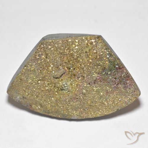 41.18ct 天然 マルチカラー レインボーパイライト, ファンシー, オペーク