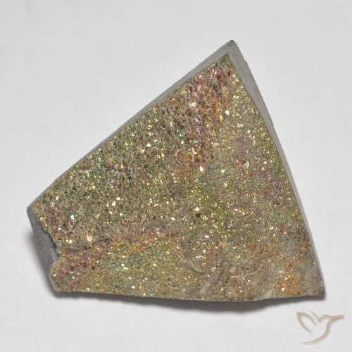 19.72ct 天然 マルチカラー レインボーパイライト, ファンシー, オペーク