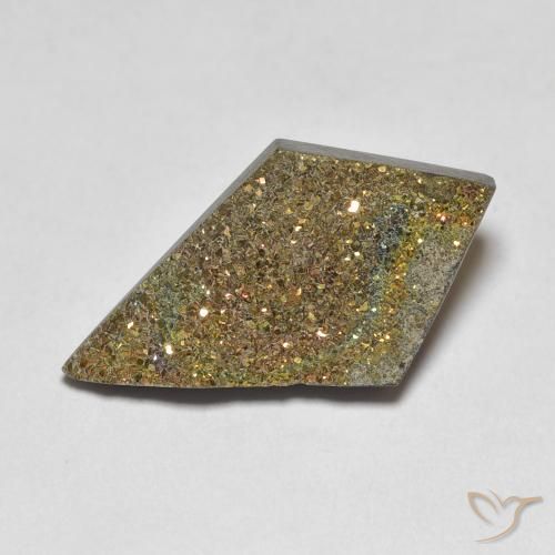 5.13ct 天然 マルチカラー レインボーパイライト, ファンシー, オペーク