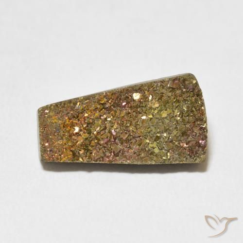 4.97ct 天然 マルチカラー レインボーパイライト, ファンシー, オペーク