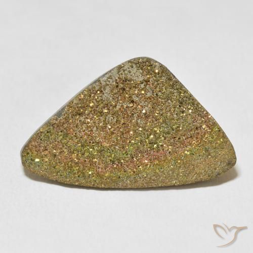 13.00ct 天然 マルチカラー レインボーパイライト, ファンシー, オペーク