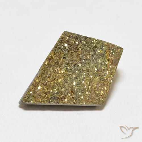 6.51ct 天然 マルチカラー レインボーパイライト, ファンシー, オペーク