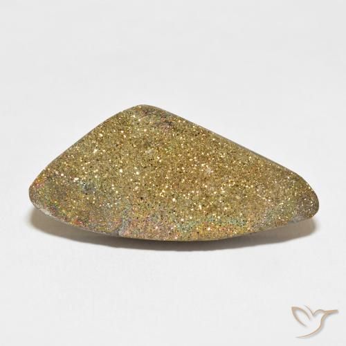 22.93ct 天然 マルチカラー レインボーパイライト, ファンシー, オペーク