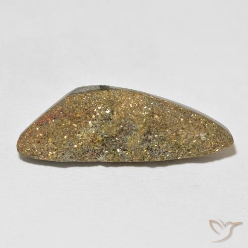20.49ct 天然 マルチカラー レインボーパイライト, ファンシー, オペーク