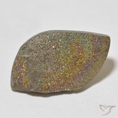 23.02ct 天然 マルチカラー レインボーパイライト, ファンシー, オペーク
