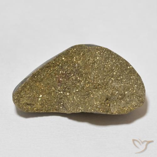 24.82ct 天然 マルチカラー レインボーパイライト, ファンシー, オペーク