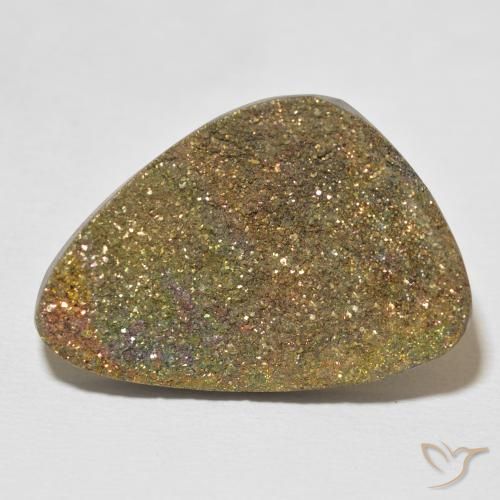 24.80ct 天然 マルチカラー レインボーパイライト, ファンシー, オペーク