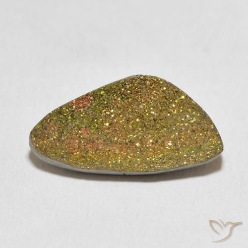 7.15ct 天然 マルチカラー レインボーパイライト, ファンシー, オペーク