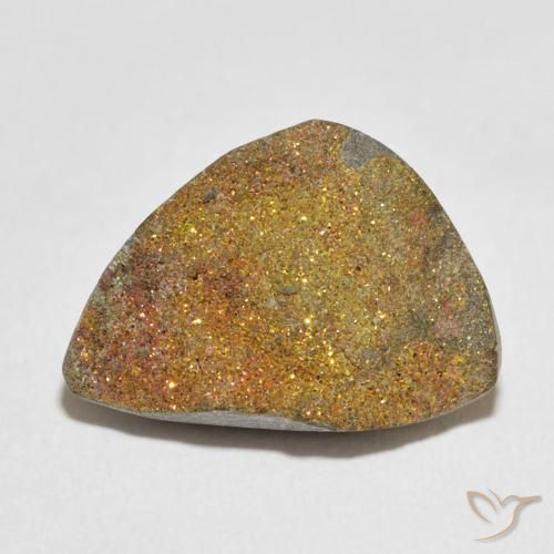 9.78ct 天然 マルチカラー レインボーパイライト, ファンシー, オペーク