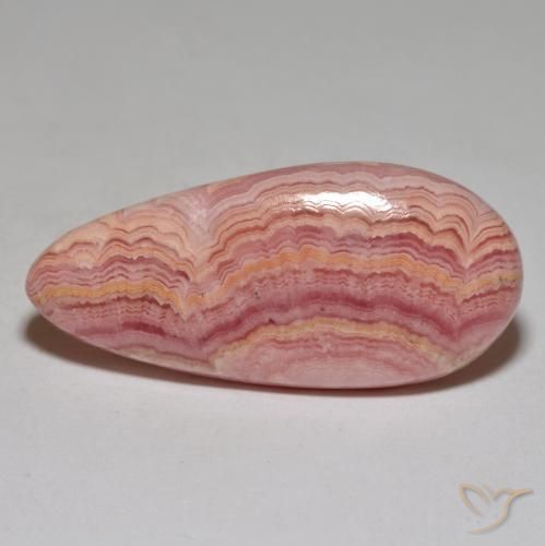 29.20ct 天然 マルチカラー ロードクロサイト, 洋梨の形, オペーク