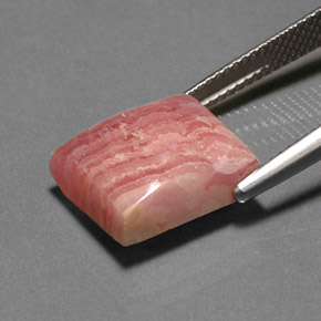 11.69カラットの天然マルチカラーロードクロサイト、四角形、オペーク