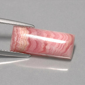 5.91カラットの天然マルチカラーロードクロサイト、バゲット、オペーク