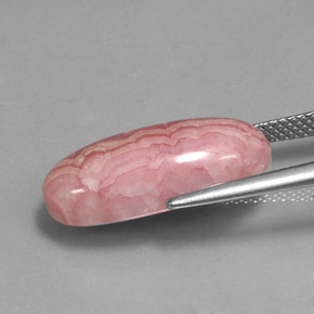 12.06カラットの天然マルチローズピンクロードクロサイト、オーバルカット、オペーク