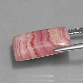 11.95カラットの天然マルチローズピンクロードクロサイト、バゲット、オペーク