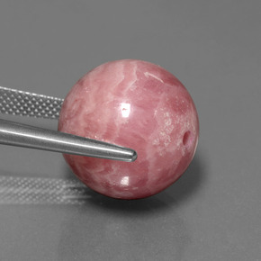 37.10カラットの天然マルチカラーロードクロサイト、スフェア / ボール、オペーク