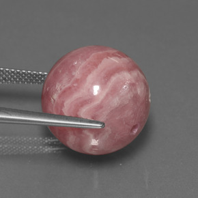 42.57カラットの天然マルチカラーロードクロサイト、スフェア / ボール、オペーク