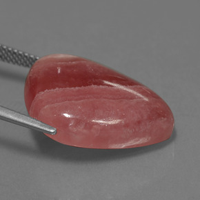 22.02カラットの天然マルチカラーロードクロサイト、ファンシーシェイプ、オペーク