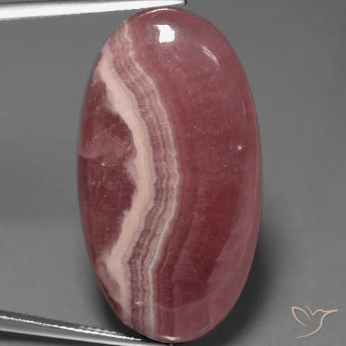 46.91カラットのオーバルロードクロサイト、35.1 x 19.2mm、南アフリカ産, Photo A